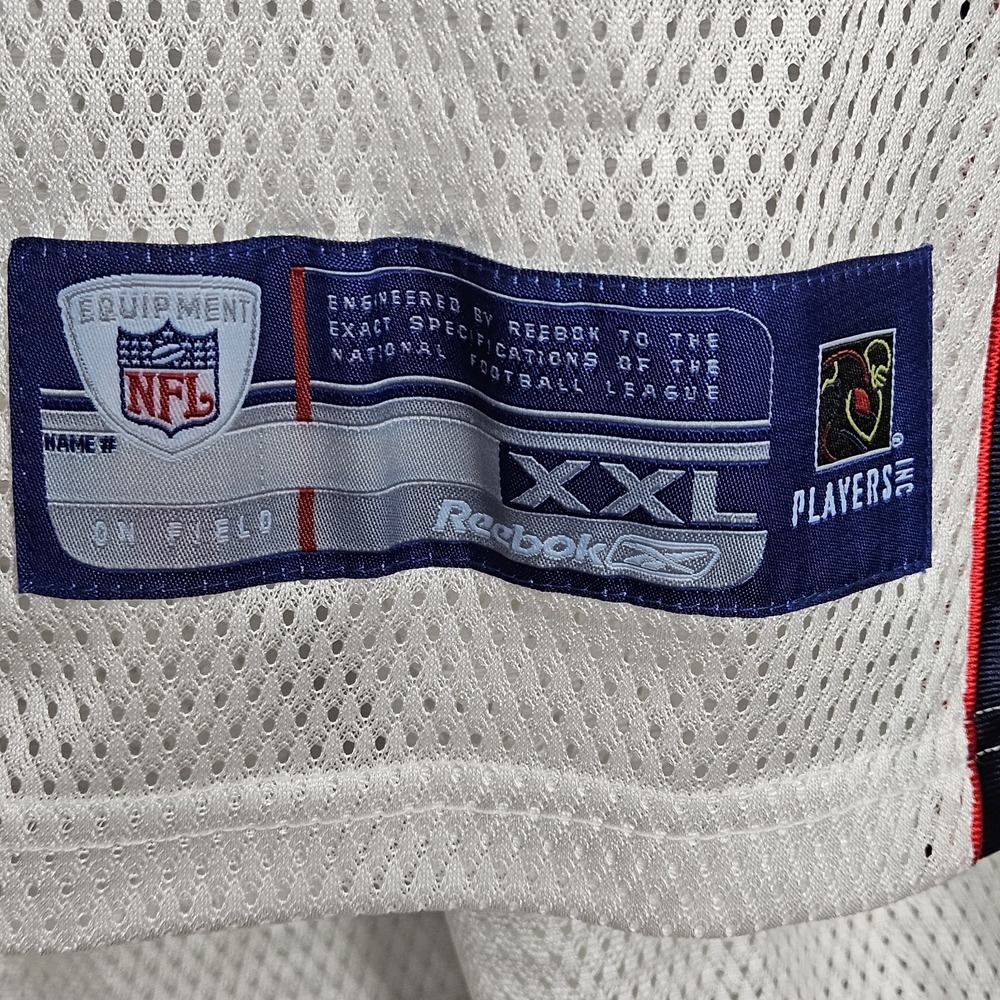 New England Patriots Jersey Mens XXL White Reebok On Field Tom Brady #12 NFL VTG - Picture 8 of 13